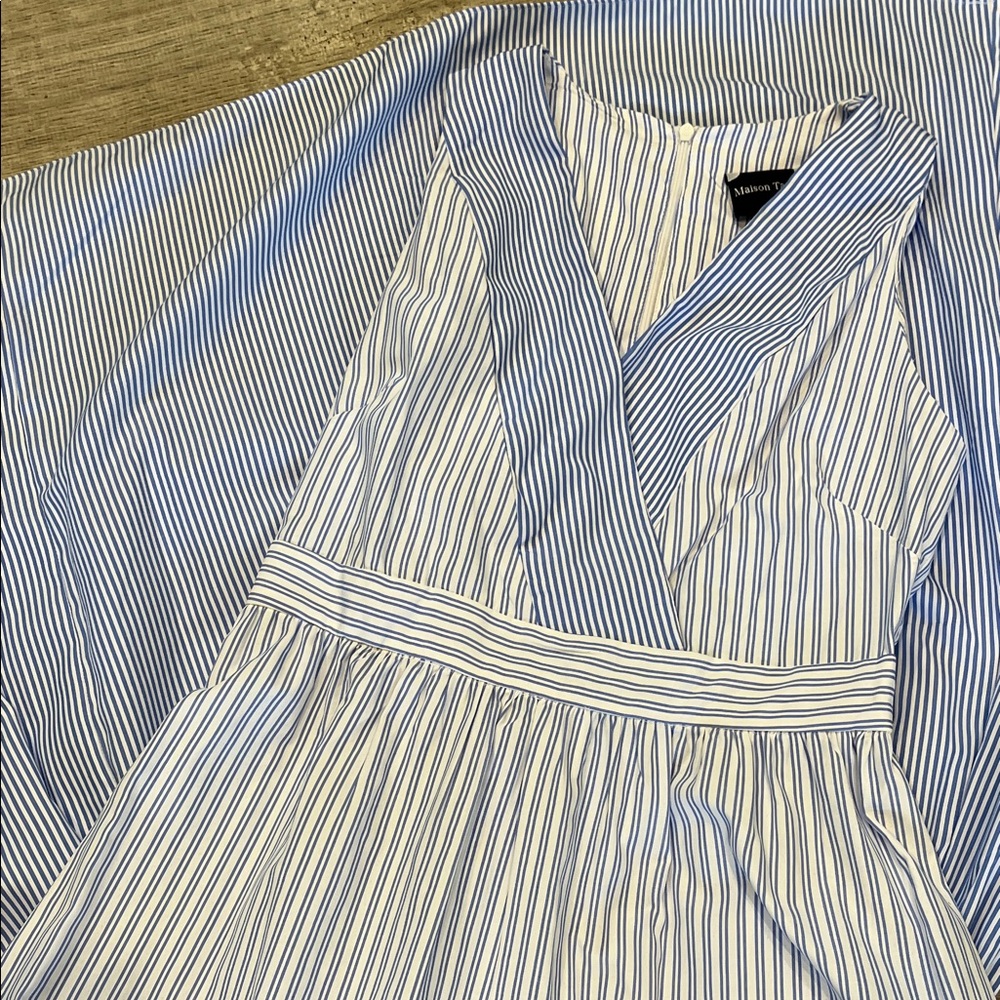 Maison Tara Light Blue High Low Dress Size 4